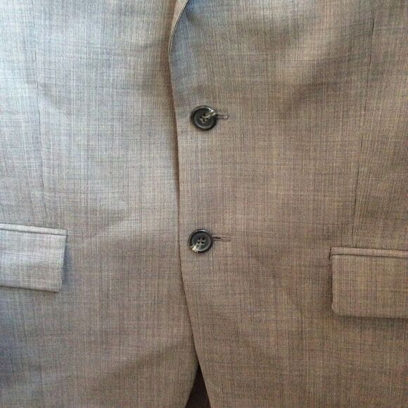 LAUREN RALPH LAUREN MEN'S BROWN WOOL 2 BUTTON SPORT COAT BLAZER 40R JACKET - Picture 7 of 12